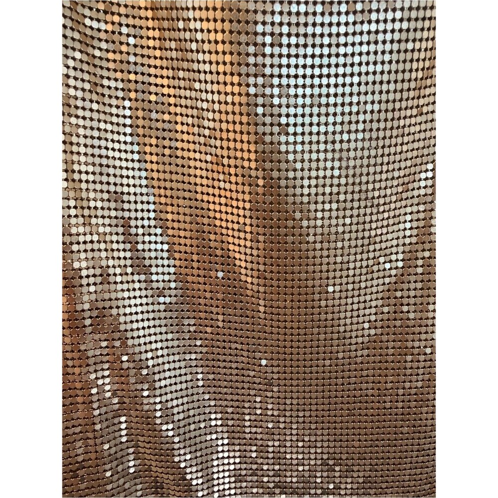 🆕 LOVERS and FRIENDS Sasha Gold Metallic Maxi high slit Skirt, party luxury, XS - Picture 6 of 13